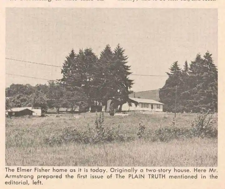 Elmer Fisher home, Feb1962, PT